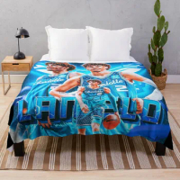 LaMelo Ball Basketball Throw Blanket blankets and throws Comforter Blanket