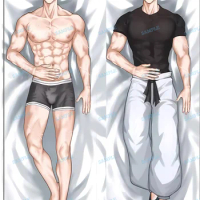 Anime Jujutsu Phantom Parade Kaisen Gojo Satoru Cosplay Body Pillow Cover Male Dakimakura Case Beddi