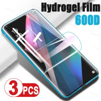 3Pcs Hydrogel Film For Realme GT Neo 5 3 2 2T 3T Screen Protector For Realme GT2 Pro GT3 GT5 GT Master Edition