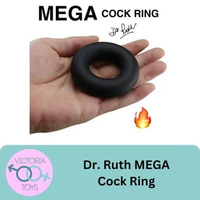 Cock Ring Dr. Ruth "MEGA" Sillicone Alat Bantu Sex Toys S