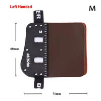 Bicaster SP3 Barebow Finger Tab Lhrh แผ่นอลูมิเนียม Cowhide Lms