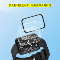 (promosi masa terhad beli 1 percuma 1) Sesuai untuk Filem Hidrogel Amazfit BIP 6 Huami BIP 6 Jam Tan