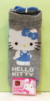 【震撼精品百貨】Hello Kitty 凱蒂貓 襪子-船型襪-灰全身圖案(韓國製) 震撼日式精品百貨