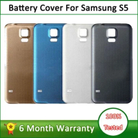 For Samsung Galaxy S5 Battery Back Cover i9600 G900 S5 Rear Housing Battery Door Case High Quality Replacement Part for Samsung