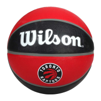 WILSON NBA隊徽系列 暴龍隊橡膠籃球#7-訓練 室外 7號球 WTB1300XBTOR 紅黑白