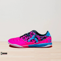 Sepatu Futsal Ortus JOGOSALA Crusher BBS SE Magenta/Vortex Blue/Black dengan Teknologi Quickfit dan