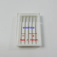 5 Assorted Serger Needles HAX1SP (Size 11 &amp; 14) #784860100 For Janome Elna