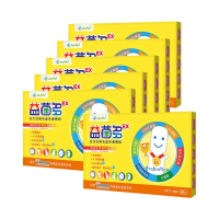【JoyHui佳悅】益菌多EX全方位益生菌6盒組(共180包 澳洲專利BC198乳酸菌+DHA+乳鐵蛋白+益生元+兒童益生菌)