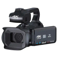 4 Inch Screen Live Streaming Wifi Webcam 6 Digital Vlogging Camera Camcorder Recorder 18X Zoom 4K Digital Camera For Photography