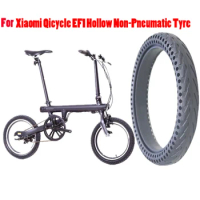 Solid Tire For Xiaomi Mijia Qicycle EF1 Bike Electric Bicycle Hollow Non-Pneumatic Tyre Shock Absorber Anti-slip Durable Tyres