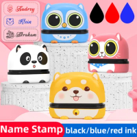 Name Stamp for Clothing Kids Waterproof Name Stamp Self Inking