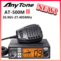New AT-500M II AnyTone CB radio 26.965-27.405MHz AM/FM radio with noise reduction function WX Weather Channel car radio