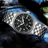 ADDIESDIVE Man Watch Diver Watch C3 Luminous Divers Calendar Display Sapphire Crystal 200m Automatic Mechanical Watch NH35