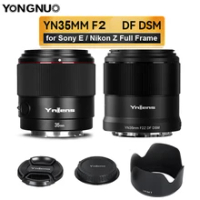 YONGNUO YN35mm F2S F2Z DF DSM AF MF 35mm F2 Full Frame Camera Lens for Sony E A9 A7S A7 A7R II III IV Nikon Z Z5 Z6 Z7 Z Z50 Z30