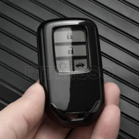 New Soft TPU Car Remote Key Case Cover Shell Fob for Honda Vezel City Civic Jazz BRV BR-V HRV Protector Car Accessories