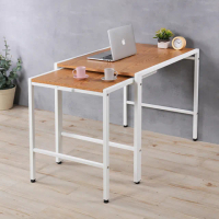 【C&amp;B】伊塔工業風多用途可加寬書桌餐桌(餐桌 書桌 工作桌 伸縮桌 台灣製造)