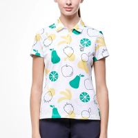 【PLAYBOY GOLF】女款水果吸濕排汗透氣高爾夫短袖POLO衫-綠(高爾夫球衫/KA24109-45)