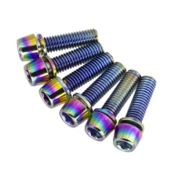 Titanium Bolt 6X Alloy Anodized Anti-Rust Bicycle Bolt M5*18mm Road/MTB Accessories Brand New Durable Portable