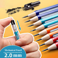 Pensel Mekanikal, 2.0mm, Sesuai untuk Pelajar, 2B, Dengan Pengasah, Alat Tulis, Perlengkapan Sekolah
