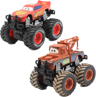 2-Pack Car 3 Toys Movie Car Toys Trailer Mater McQueenWild Big Wheel Toy Car