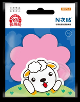 N次貼 造型螢光便條紙 / 棉羊 61809