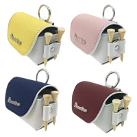 Mini Golf Ball Bag Golf Waist Bag Portable Multi Style Storage Bag Golfer Gift with 2 Tees Holder Golf Accessory Supplies