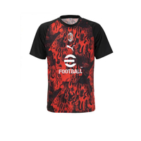 AC Milan Warmup เสื้อฟุตบอลผู้ชาย สีแดง