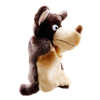 Finger Puppets Cloth Puppets Party Toy for Kids Soft Wolf Plush Puppet Dropship