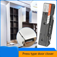 Automatic Door Press Opener Cabinet Concealed Door Closer Press type Buffer Damper Door Closer