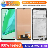 100% Tested LCD for Samsung Galaxy A32 A325 A325F SM-A325M SM-A325F/DS LCD Touch Screen Digitizer Assembly For Samsung A32 4G