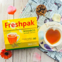 【Freshpak】南非國寶茶 (博士茶)RooibosTea 茶包-新包裝(80入*2盒)