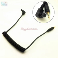 2.5mm / 3.5mm Remote Shutter Release Cable Connecting Cord for Canon DSLR Camera As 3C C3 N3 Cable A as the cable of RS-80N3