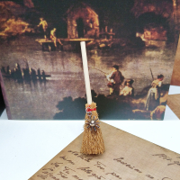 Christmas Witch Mini Broom Car Pendant Pendant Pendant Craftsmanship