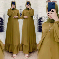 Gamis Malaysia Outer Premium Ceruty Babydoll Gamis Terbaru Gamis Remaja Cod
