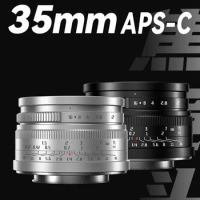Roadfisher APS-C Prime Lens 35mm F1.4 For Mirrorless Canon ZVE10 NEX-7 RF EF-M Nikon Z Sony E Fuji FX Mount M4/3 Portrait Shoot
