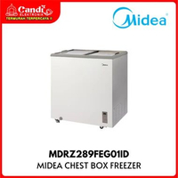 MIDEA Chest Box Freezer 195 Liter Pintu Kaca Tempered MDRZ289FEG01ID