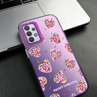 Sarung Telefon, Untuk Samsung A32 5G, A32 5G, M32 5G, Sarung Hati, Separuh Lutsinar, Ultra Nipis, Sa