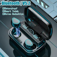 FANGTUOSI 2024 New Bluetooth 5.2 Wireless TWS Earphone Smart Touch Call Headset Waterproof Noise Canceling Headphones