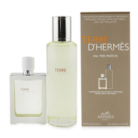 愛馬仕 Hermes - Terre D'Hermes淡香水套裝：淡香水噴霧30ml / 1oz +補充裝125ml / 4.2oz