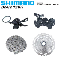 SHIMANO DEORE M4100 M5120 1x10 Speed Groupset MTB Mountain Bike SL-M4100 Shift Lever RD-M5120 Rear Dearilleur Cassette Chain 10V
