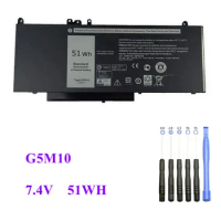 G5M10 7.4V 51WH Laptop Battery for DELL Latitude E5250 E5450 E5550 Sereis 8V5GX R9XM9 WYJC2 1KY05
