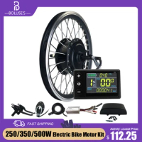 Electric Bicycle Conversion Kit 250W-500W 36V48V Rear Rotate Wheel Hub Motor Brushless Gear 16'20'24'26'27.5'28'29Inch700C