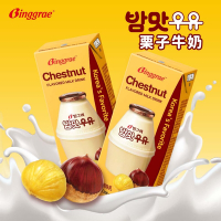 韓味不二 BINGGRAE 栗子牛奶(調味乳) (200ml*24瓶)