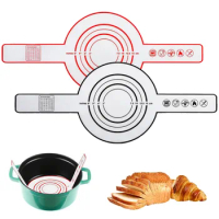 1PC Silicone Baking Mat For Dutch Oven Bread Baking Long Handles Sling Non-stick Kitchen Baking Pastry And Bakery Accessories