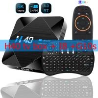 Cheaper TVBox BT4.1 6K TV Box Android10.0 H616 2.4g 5g Wifi 4gb 32gb Media Player H40 Pro 4k Set Top Box Smart Tvbox 24H to Send