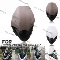 For Honda PCX125 PCX150 2013-2017 Motorcycle Accessories High Windshield Windscreen PCX 125 PCX 150 2013 2014 2015 2016 2017