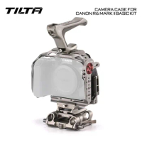 TILTA TA-T45-A-TG R6 ii Camera Cage Dslr Rig Basic Kit Stabilizer For Canon R6 Mark II w/ Top Handle 15mm Baseplate