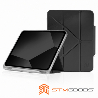 澳洲 STM OPP iPad 10.9 第10代 專用多角度折疊防摔保護殼 - 黑