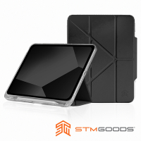 澳洲 STM OPP iPad A16/第10代 專用多角度折疊防摔保護殼 - 黑