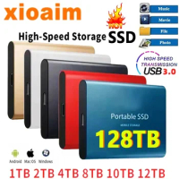 For Xiaomi Original High-speed Portable SSD 2TB 4TB 8TB 16TB External Hard Drive Storage Type-C USB 3.1 Interface for PC Laptops